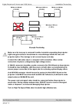 Preview for 14 page of Digital Projection E-Vision 5100 Series Important Information Manual