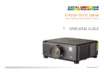 Preview for 29 page of Digital Projection E-Vision 6900 Series Installation And Quick Start Manual