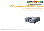 Предварительный просмотр 9 страницы Digital Projection E-Vision Laser 13000 WU Series Installation & Quick Start Manual