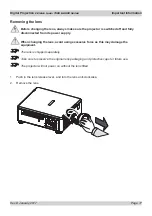 Preview for 17 page of Digital Projection E-Vision Laser 7500 Series Important Information Manual