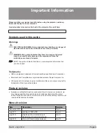 Preview for 3 page of Digital Projection HIGHlite 1080p 330 User Manual