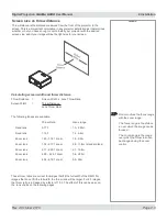 Preview for 20 page of Digital Projection HIGHlite 6000 User Manual