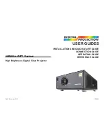 Digital Projection HIGHlite 660 Series User Manual preview