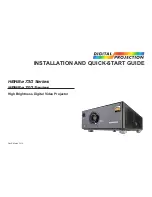 Preview for 9 page of Digital Projection HIGHlite 730 Series Installation And Quick Start Manual