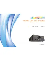 Preview for 31 page of Digital Projection HIGHlite Cine 330 3D Series User Manual