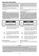 Preview for 3 page of Digital Projection HIGHLite1400HD User Manual