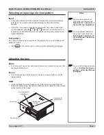 Предварительный просмотр 3 страницы Digital Projection M-Vision 1080p-260 series Getting Started