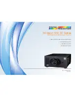 Digital Projection M-Vision 930 3D Series Installation And Quick Start Manual предпросмотр