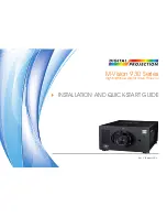 Preview for 9 page of Digital Projection M-Vision 930 3D Series Installation And Quick Start Manual