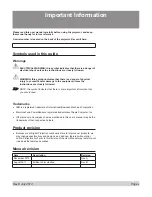 Preview for 5 page of Digital Projection M-Vision Cine 230 User Manual