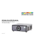 Preview for 31 page of Digital Projection M-Vision Cine 320 3D series User Manual