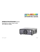 Digital Projection M-Vision Cine 3D series Operating Manual предпросмотр