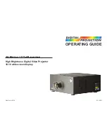 Preview for 25 page of Digital Projection M-Vision LED+IR series Installation And Quick Start Manual