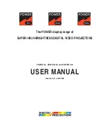 Digital Projection POWER 2v User Manual preview