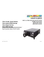 Preview for 1 page of Digital Projection Titan 800 User Manual