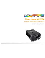 Preview for 31 page of Digital Projection TITAN LASER WUXGA Installation & Quick Start Manual