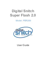 Preview for 1 page of digital snitch Super Flash 2.0 PER359 User Manual