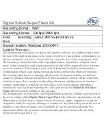 Preview for 6 page of digital snitch Super Flash 2.0 PER359 User Manual