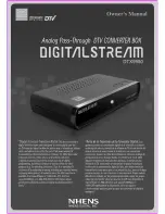 Digital Stream DTX9950 Owner'S Manual preview