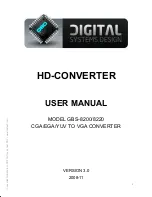 Preview for 1 page of Digital Systems Design GBS-8200 User Manual