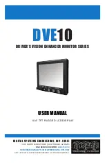 DIGITAL SYSTEMS ENGINEERING Driver's Vision Enhancer Monitor Series User Manual предпросмотр