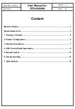 Preview for 2 page of Digital Touch Systems DTS-6560KN User Manual