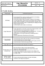 Предварительный просмотр 16 страницы Digital Touch Systems DTS-6560KN User Manual