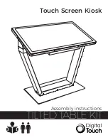 Preview for 1 page of Digital Touch Systems TILTED TABLE KIT Assembly Instructions Manual