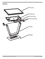 Preview for 2 page of Digital Touch Systems TILTED TABLE KIT Assembly Instructions Manual