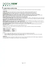 Preview for 5 page of Digital View 41730010X-3 Instructions Manual