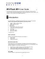 Digital View MV-Flash M3+ User Manual предпросмотр