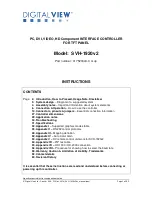 Digital View SVH-1920v2 Instructions Manual предпросмотр