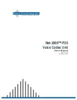 Digital Voice Systems Net-2000-P25 User Manual предпросмотр