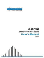 Предварительный просмотр 1 страницы Digital Voice Systems VC-20-PRJ25 User Manual