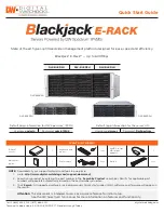 Digital Watchdog Blackjack E-RACK 2U - 12 Bay Quick Start Manual preview