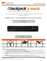 Предварительный просмотр 1 страницы Digital Watchdog Blackjack X-Rack Quick Start Manual