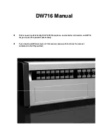 Предварительный просмотр 2 страницы Digital Watchdog DW-709 Operating Instructions Manual