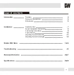 Предварительный просмотр 3 страницы Digital Watchdog DWC-B1365T Manual