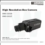 Preview for 1 page of Digital Watchdog DWC-C232D Manual