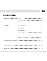 Preview for 3 page of Digital Watchdog DWC-D362D User Manual