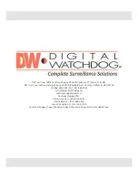 Preview for 89 page of Digital Watchdog DWC-MPV82WiATW User Manual