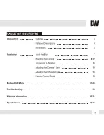 Предварительный просмотр 3 страницы Digital Watchdog DWC-V3363D Manual