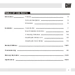 Preview for 3 page of Digital Watchdog INFINITY Snapit DWC-D4367WD Manual