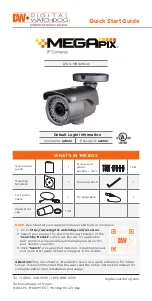 Preview for 1 page of Digital Watchdog MEGApix DWC-MB44WiA Quick Start Manual