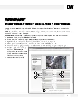 Предварительный просмотр 31 страницы Digital Watchdog MEGApix DWC-MD421D Instruction Manual