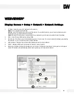 Предварительный просмотр 39 страницы Digital Watchdog MEGApix DWC-MD421D Instruction Manual