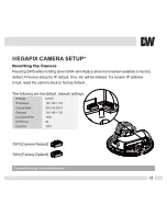 Предварительный просмотр 17 страницы Digital Watchdog MEGApix DWC-MPA20M User Manual