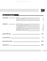 Preview for 3 page of Digital Watchdog Power PIX DWC-D3361WTIR Instruction Manual