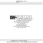 Предварительный просмотр 32 страницы Digital Watchdog STAR-LIGHT AHD DWC-D3763WTIR Manual