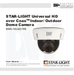 Digital Watchdog STAR-LIGHT Universal HD over Coax DWC-V6263TIR User Manual preview